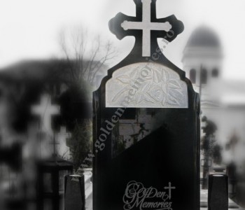 Monument bizantin cu sculptura – Negru